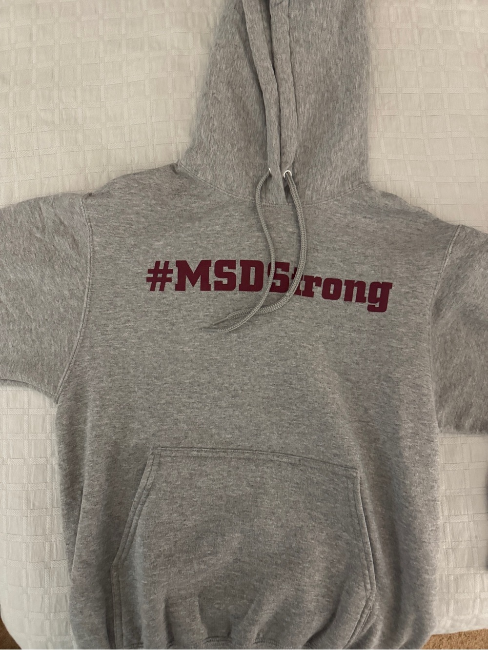 Gray #MSDStrong Stoneman Douglas Hoodie Sweatshirt